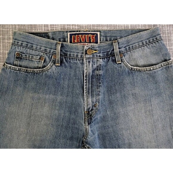 Levi’s 527 Jeans Relaxed Low Rise Boot Cotton Well Faded 2009 Tag 34x32 SEE DESC - Picture 11 of 15